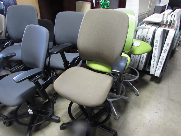 Steelcase Leap V2 High Stool in Tan