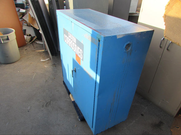 Blue Corrosives Cabinet
