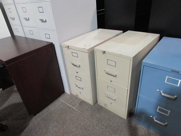 Steel 2-drawer file cabinets