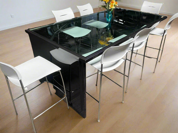 Solid Metal Conference Table
