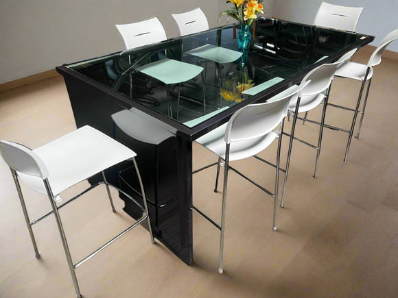 Solid Metal Conference Table