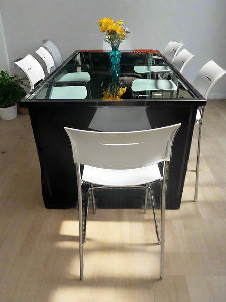 Solid Metal Conference Table