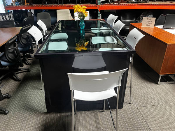 Solid Metal Conference Table