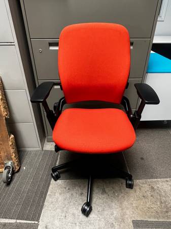 Steelcase Leap V2 Office Chair Terracotta