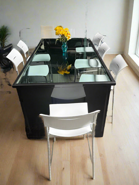 Solid Metal Conference Table