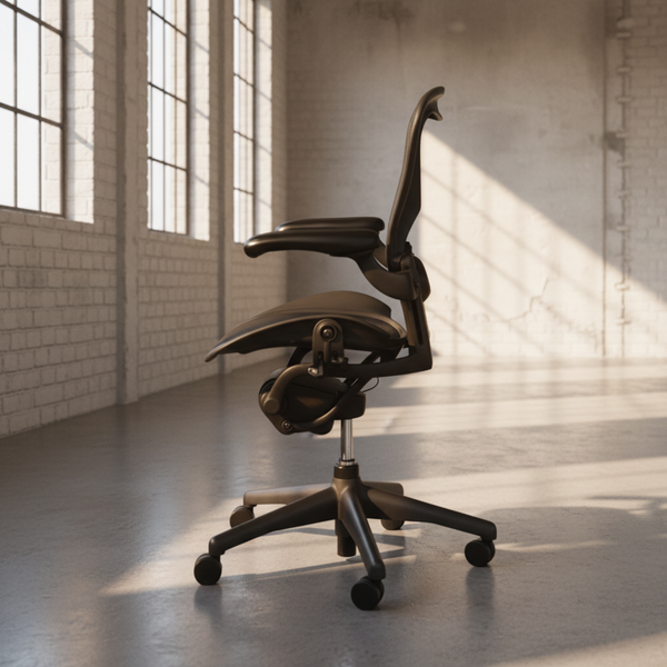 Herman Miller Size B Black Aeron Chairs