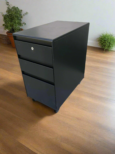 Steelcase Mobile Pedestal Charcoal Black