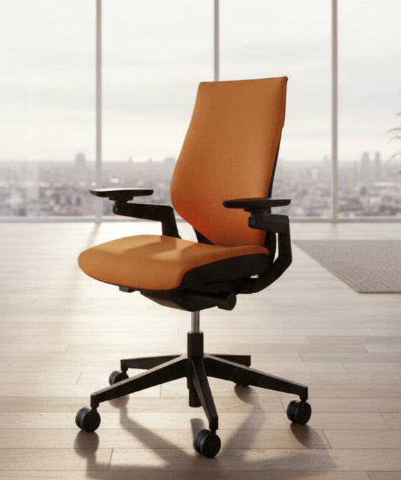Orange Steelcase Gesture Office Chair- Like New