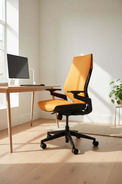Orange Steelcase Gesture Office Chair- Like New