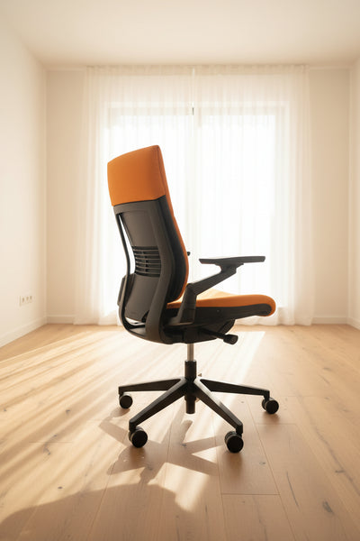 Orange Steelcase Gesture Office Chair- Like New