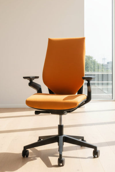 Orange Steelcase Gesture Office Chair- Like New