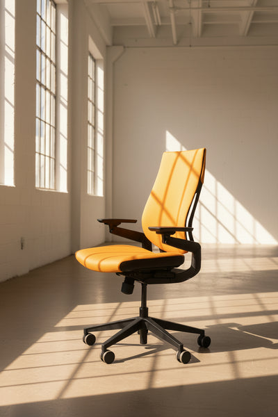 Orange Steelcase Gesture Office Chair- Like New
