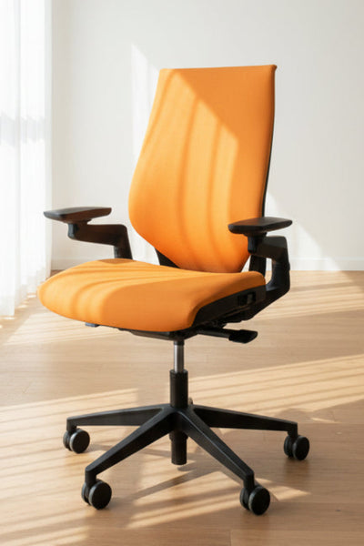 Orange Steelcase Gesture Office Chair- Like New