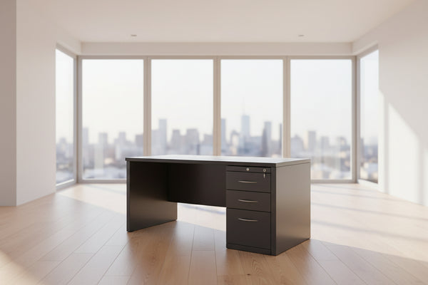 McDowell & Craig Desk with Pedestal