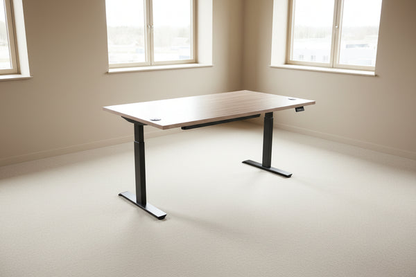 Sit Stand Desk Walnut | Electric Desk