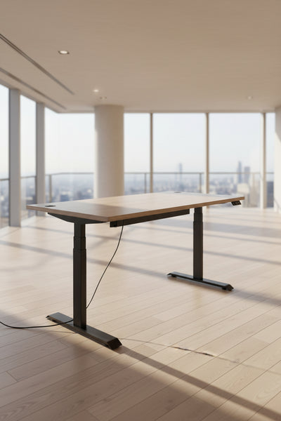 Sit Stand Desk Walnut | Electric Desk