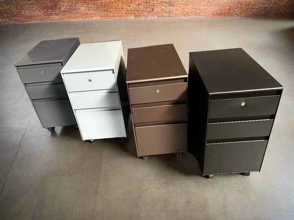 Steelcase Mobile Pedestal Charcoal Black