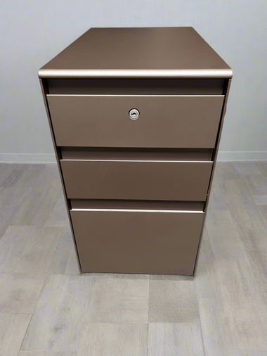 Steelcase Mobile Pedestal Bronze