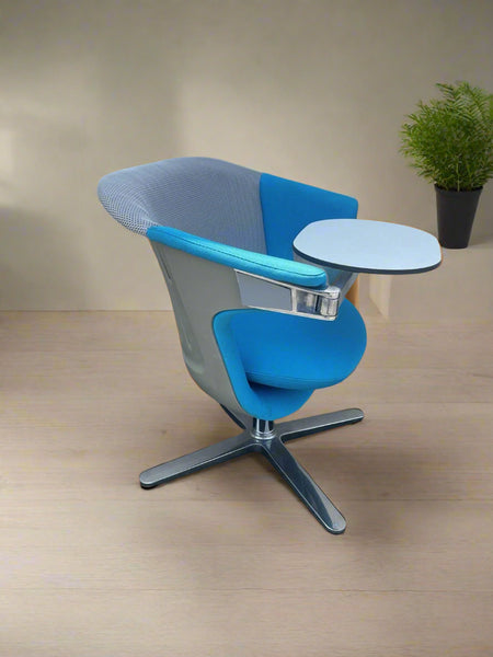 Modern Steelcase i2i Collaborative Ergonomic Dual Swivel Graphite Lounge Chair