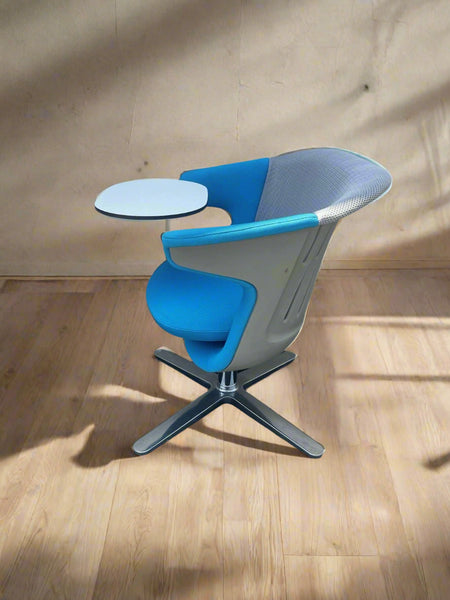 Modern Steelcase i2i Collaborative Ergonomic Dual Swivel Graphite Lounge Chair