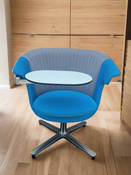Modern Steelcase i2i Collaborative Ergonomic Dual Swivel Graphite Lounge Chair