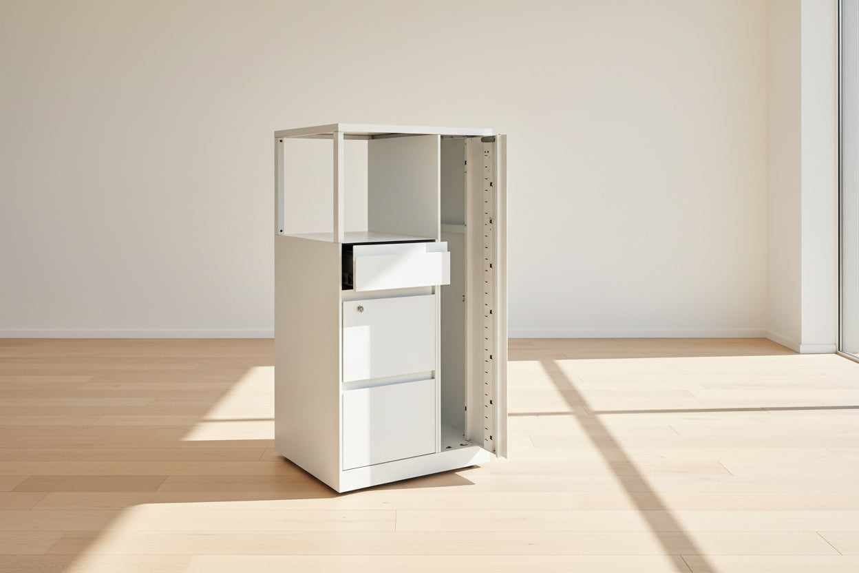 Steelcase BFF Wardrobe Tower | TURNSTONE OPEN SIDE STORAGE TOWER ...
