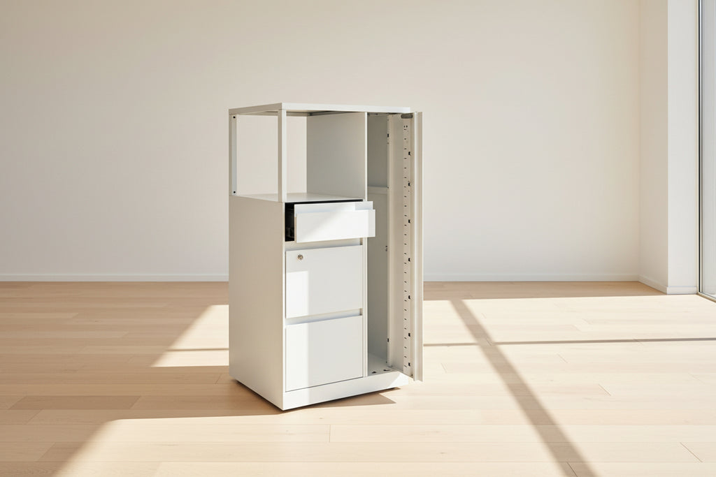 Steelcase BFF Wardrobe Tower | TURNSTONE OPEN SIDE STORAGE TOWER ...