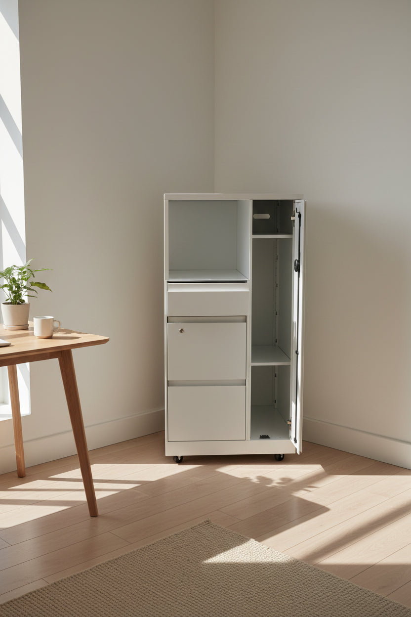 Steelcase BFF Wardrobe Tower | TURNSTONE OPEN SIDE STORAGE TOWER ...