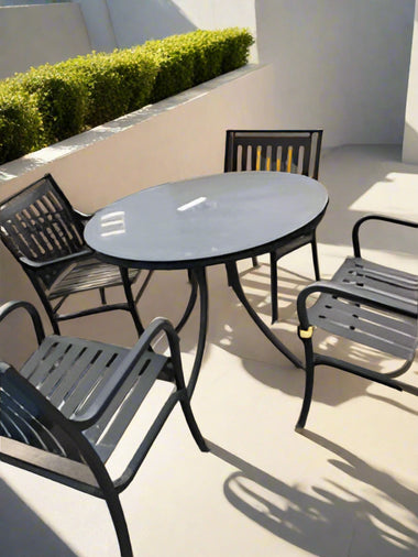 Black Metal Patio Tables