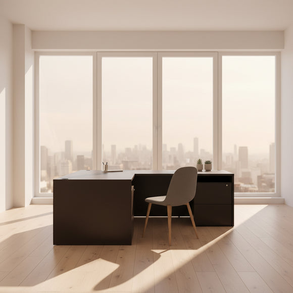 Cherryman L Shape Desk (with Return)