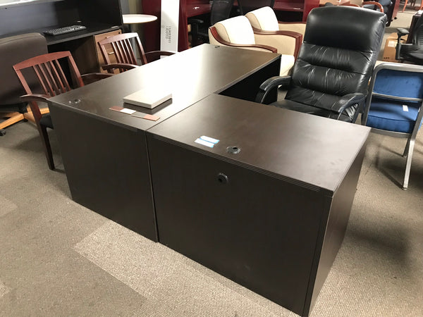 Cherryman L Shape Desk (with Return)
