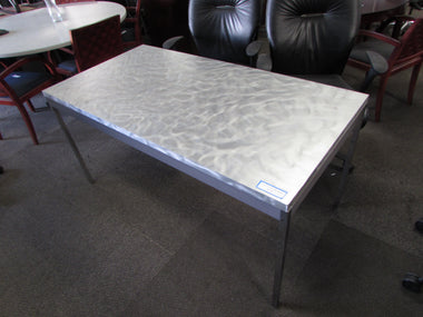 Beautiful Refinished Chrome Leg Table/Desk