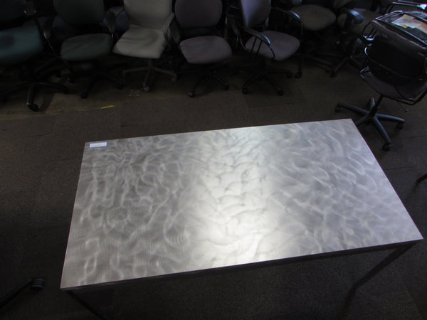 Beautiful Refinished Chrome Leg Table/Desk