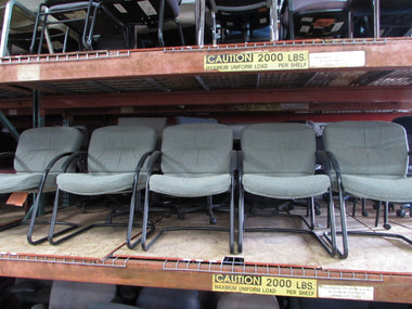 Allsteel Sage Green Guest Chairs