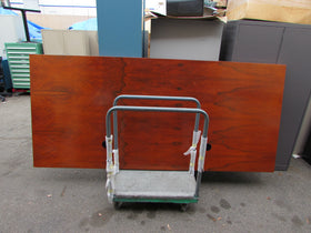 Beautiful 8 Foot Executive Mid-Century desk by Dunbar