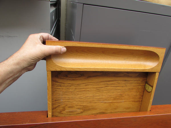 Beautiful 8 Foot Executive Mid-Century desk by Dunbar
