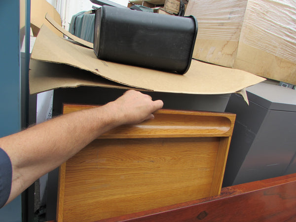 Beautiful 8 Foot Executive Mid-Century desk by Dunbar