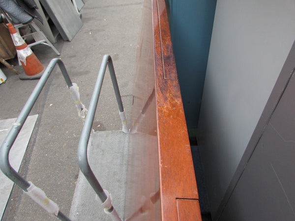 Beautiful 8 Foot Executive Mid-Century desk by Dunbar