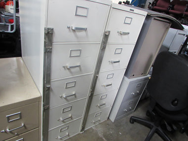 Lockable McDowell-Craig 5-drawer Legal Size Steel File Cabinets