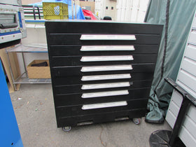 Black Mobile Tool / Parts Cabinet