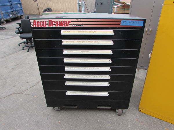 Black Mobile Tool / Parts Cabinet