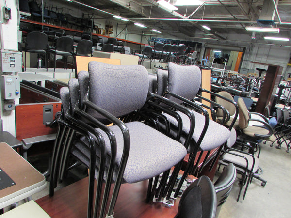 Purple Herman Miller Stacking Chairs