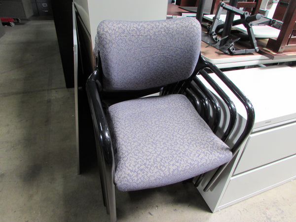 Purple Herman Miller Stacking Chairs