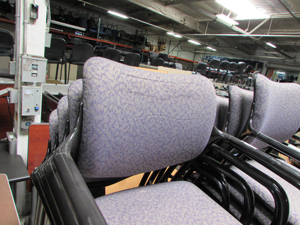 Purple Herman Miller Stacking Chairs