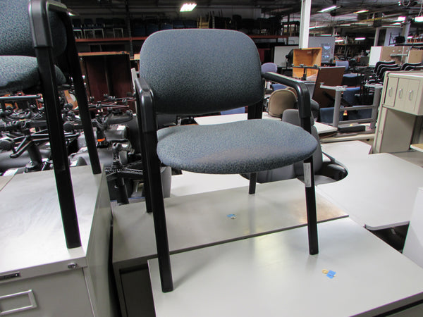 Green Patterned Guest Chairs