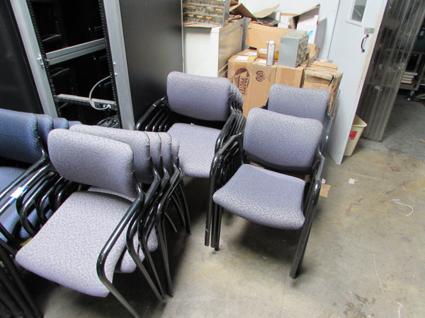 Purple Herman Miller Stacking Chairs