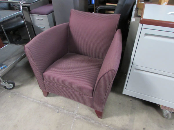 Salman Mauve Club Chair