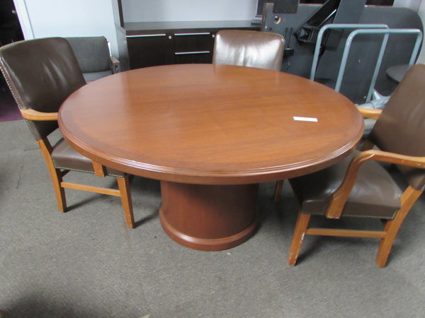 54" Fruitwood Executive Conference Table