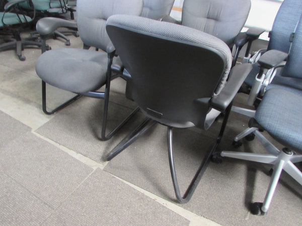 Allsteel Guest Chairs with Black Steel Frames