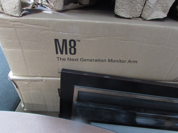 Humanscale M-8 Dual Monitor Stands - Clamp